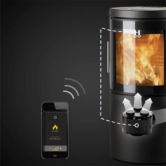 Smart stove with control 